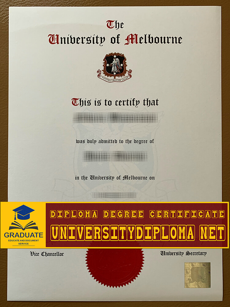 fake University of Melbourne diploma, fake University of Melbourne degree