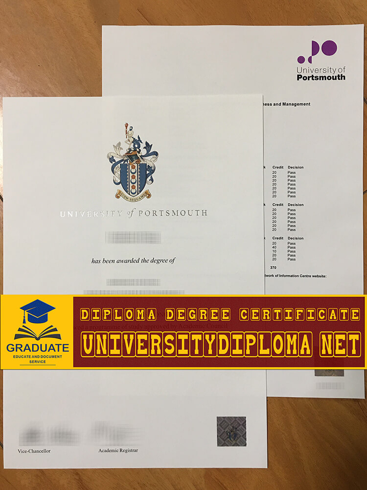 fake University of Portsmouth degree certificate,fake University of Portsmouth diploma