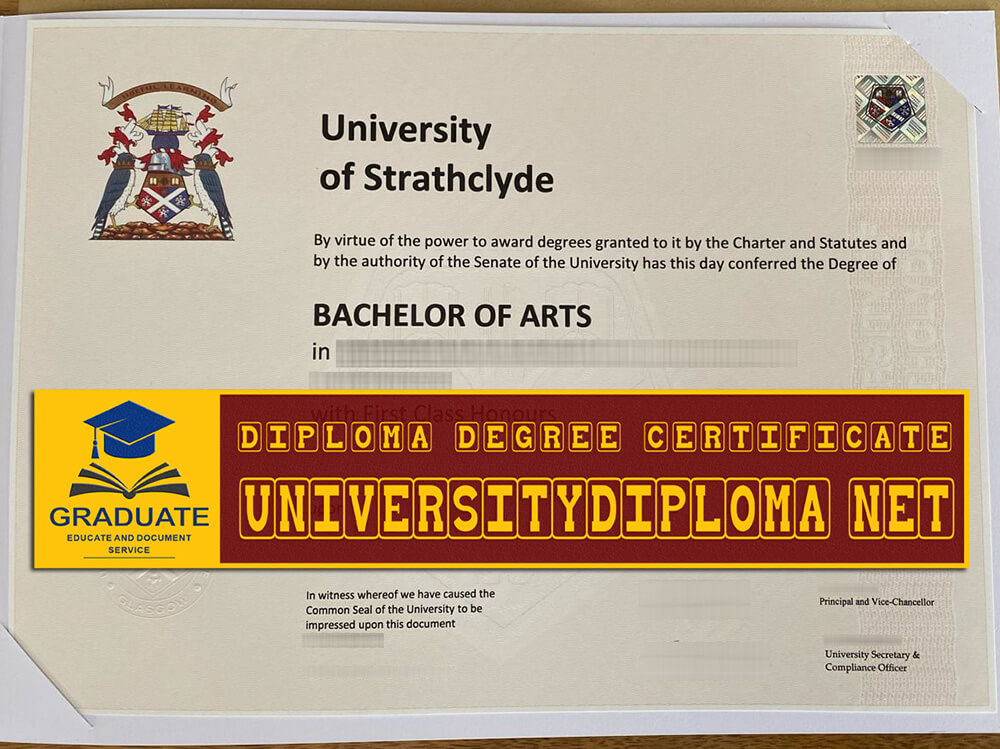 fake University of Strathclyde degree certificate, fake University of Strathclyde diploma