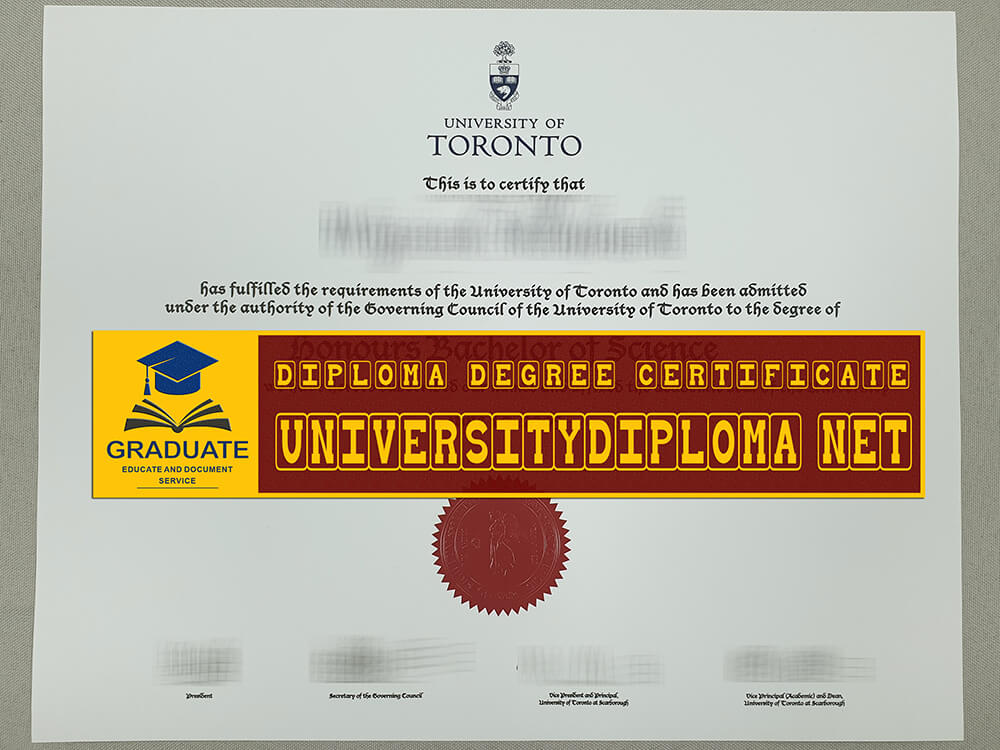 fake University of Toronto diploma, fake University of Toronto degree