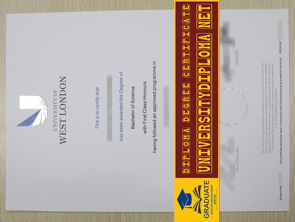 fake University of West London degree certificate, fake University of West London diploma