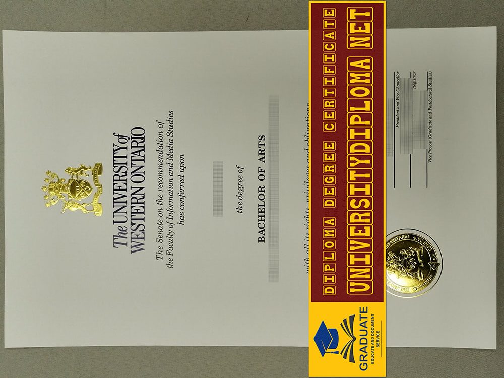 fake University of Western Ontario diploma, fake Western University degree
