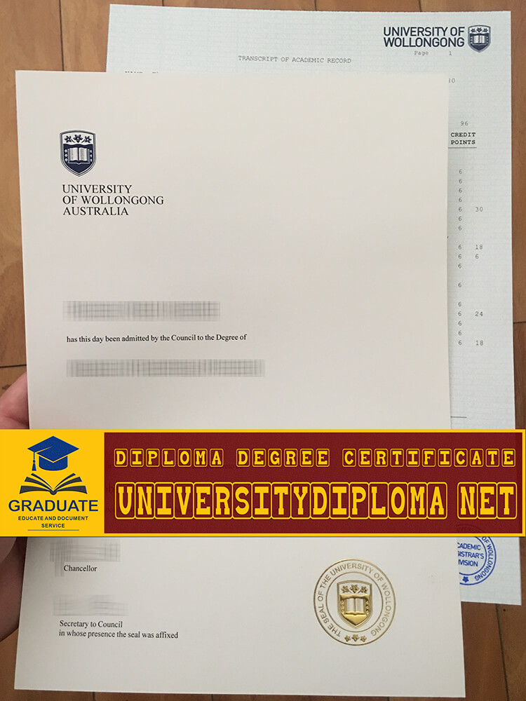 fake University of Wollongong diploma, fake University of Wollongong degree