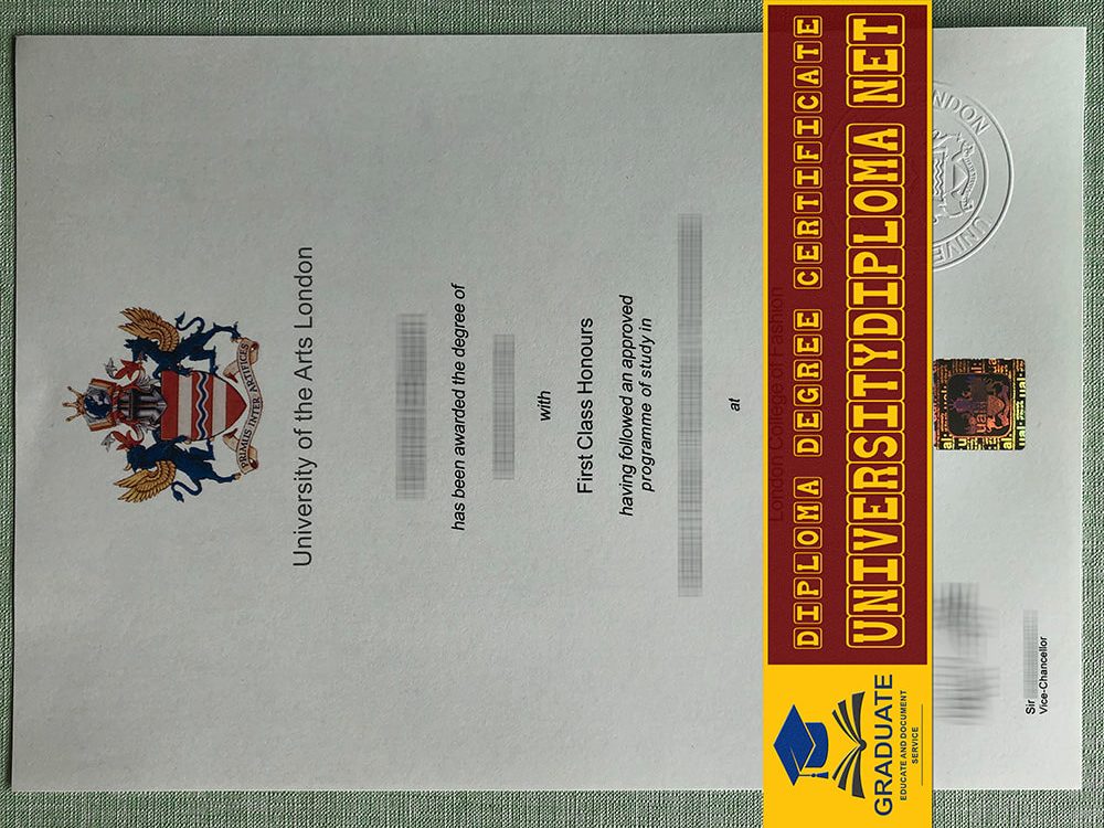 fake University of the Arts London degree