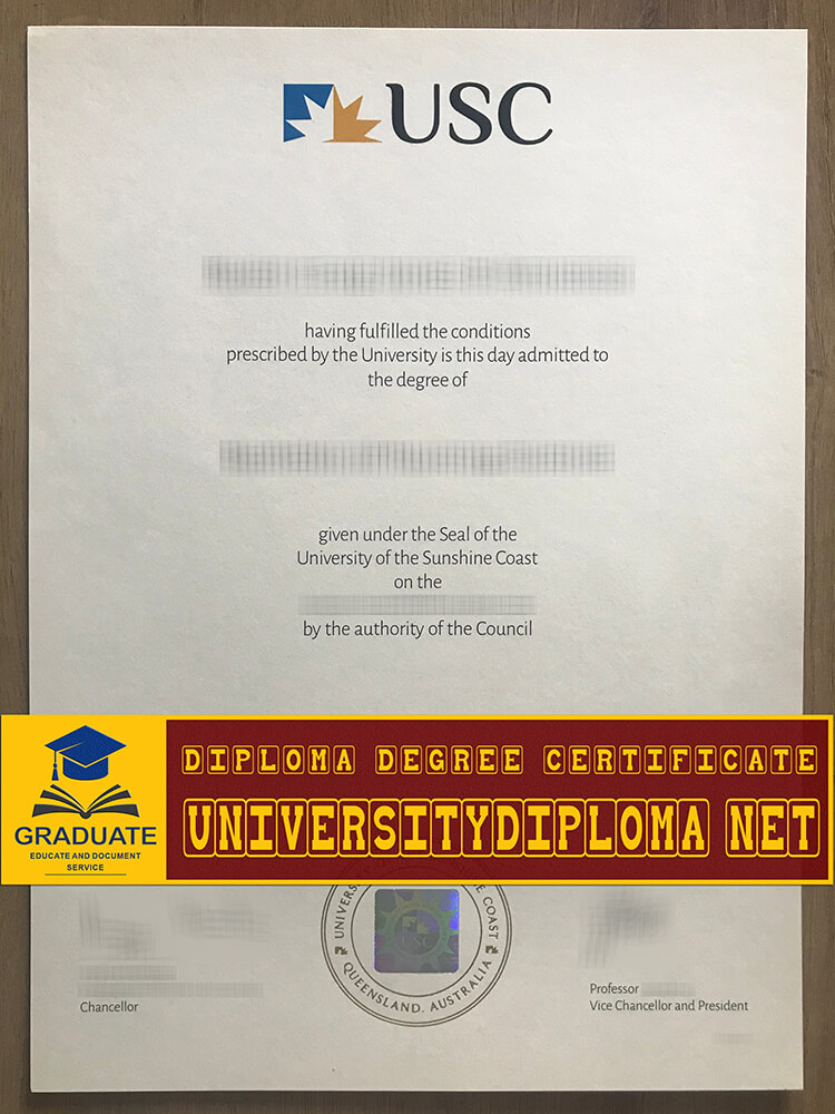 Fake USC Diploma, fake University of the sunshine coast diploma, fake University of the sunshine coast degree