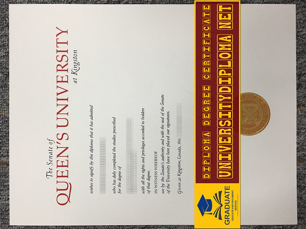 fake Queen's University diploma, fake queen's university at kingston degree