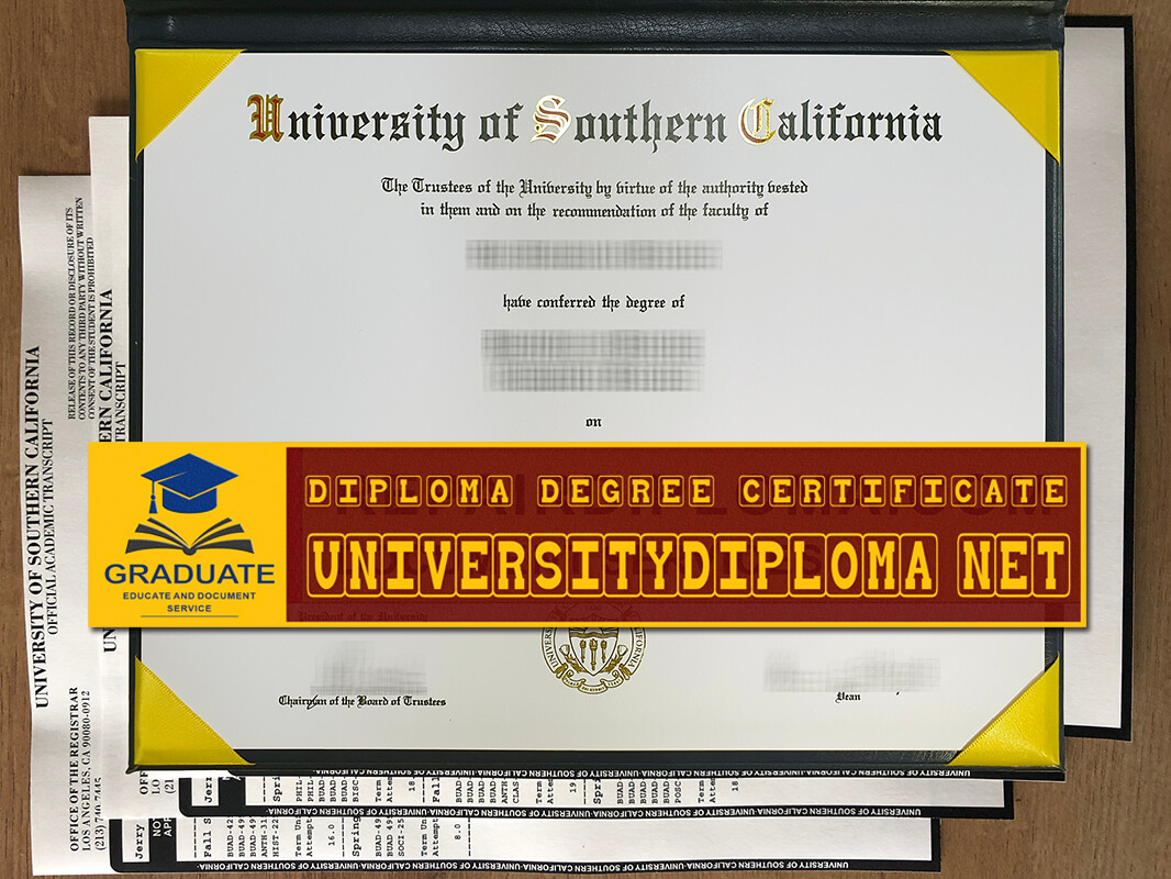 Fake University of Southern California diploma