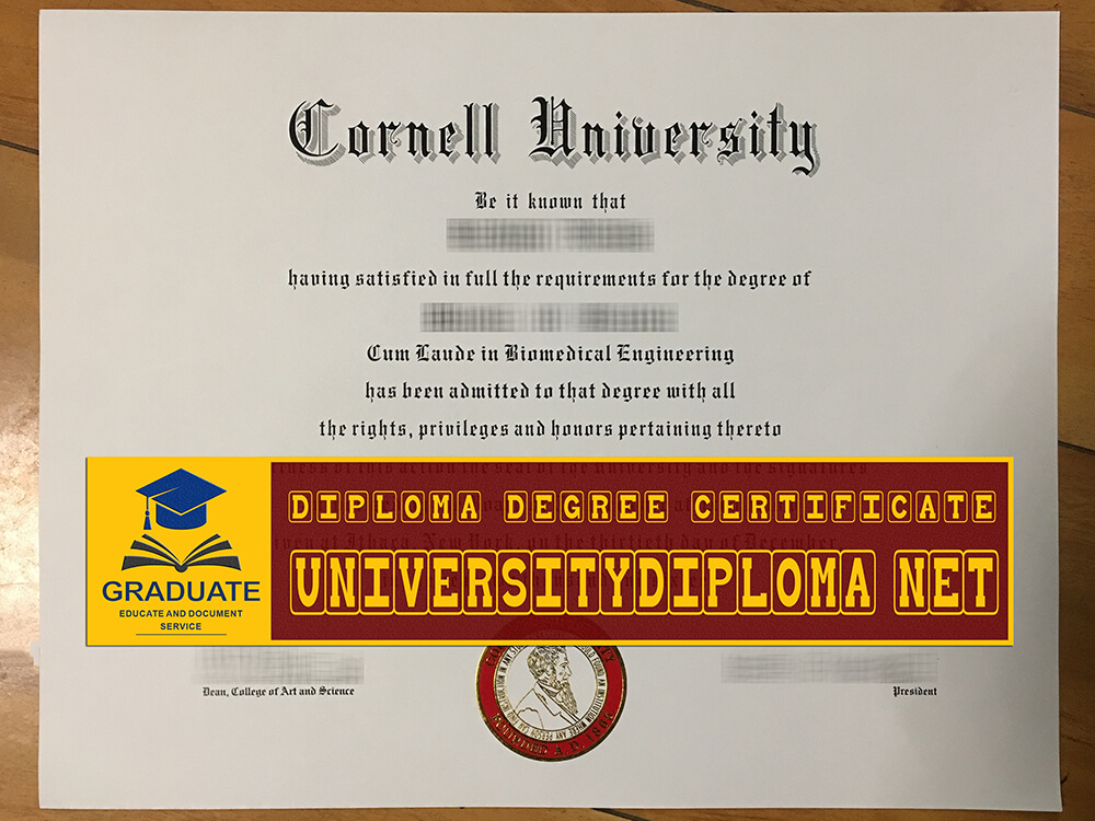 fake Cornell University diploma