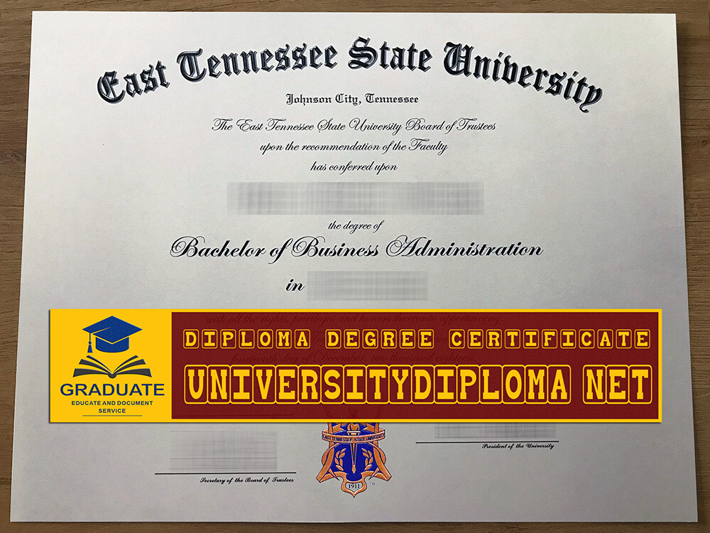 fake ETSU diploma