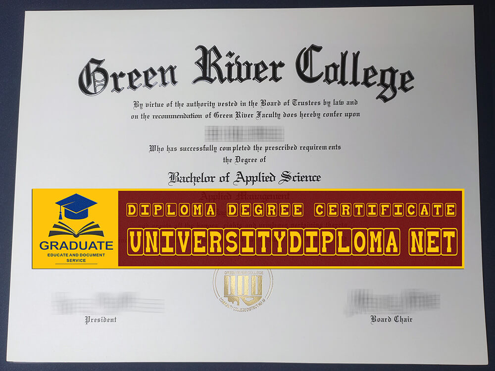 fake Green River College diploma