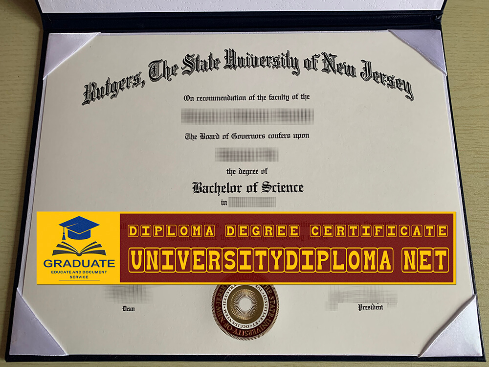 fake Rutgers University diploma