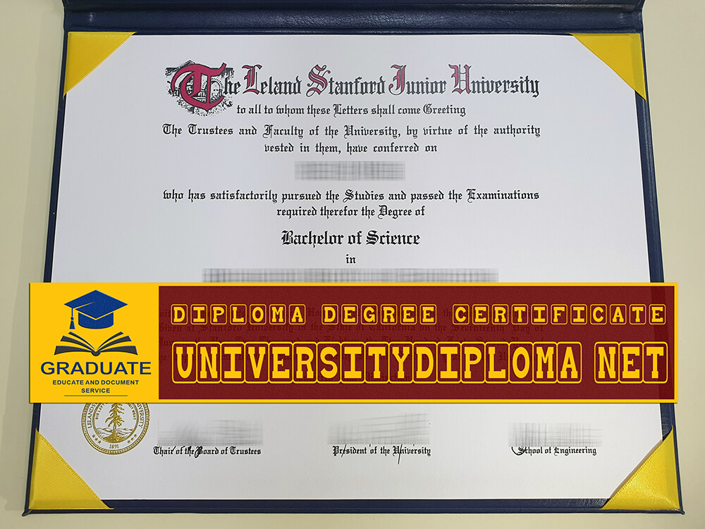 fake Stanford University diploma, Leland Stanford Junior University diploma