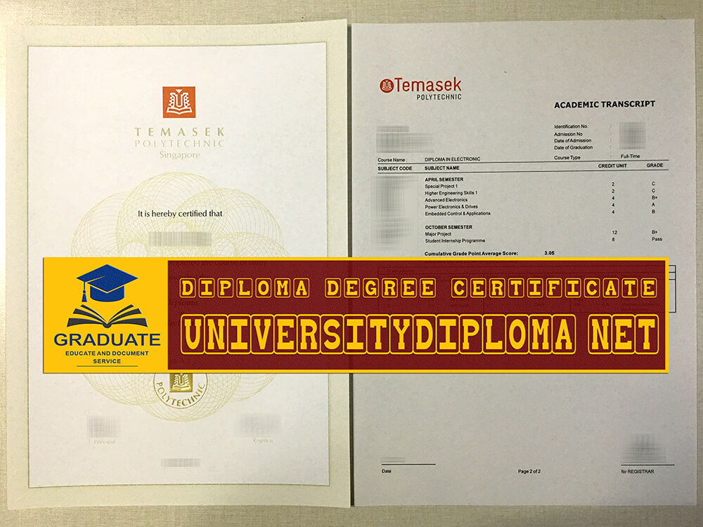 fake Temasek Polytechnic diploma, fake Temasek Polytechnic degree