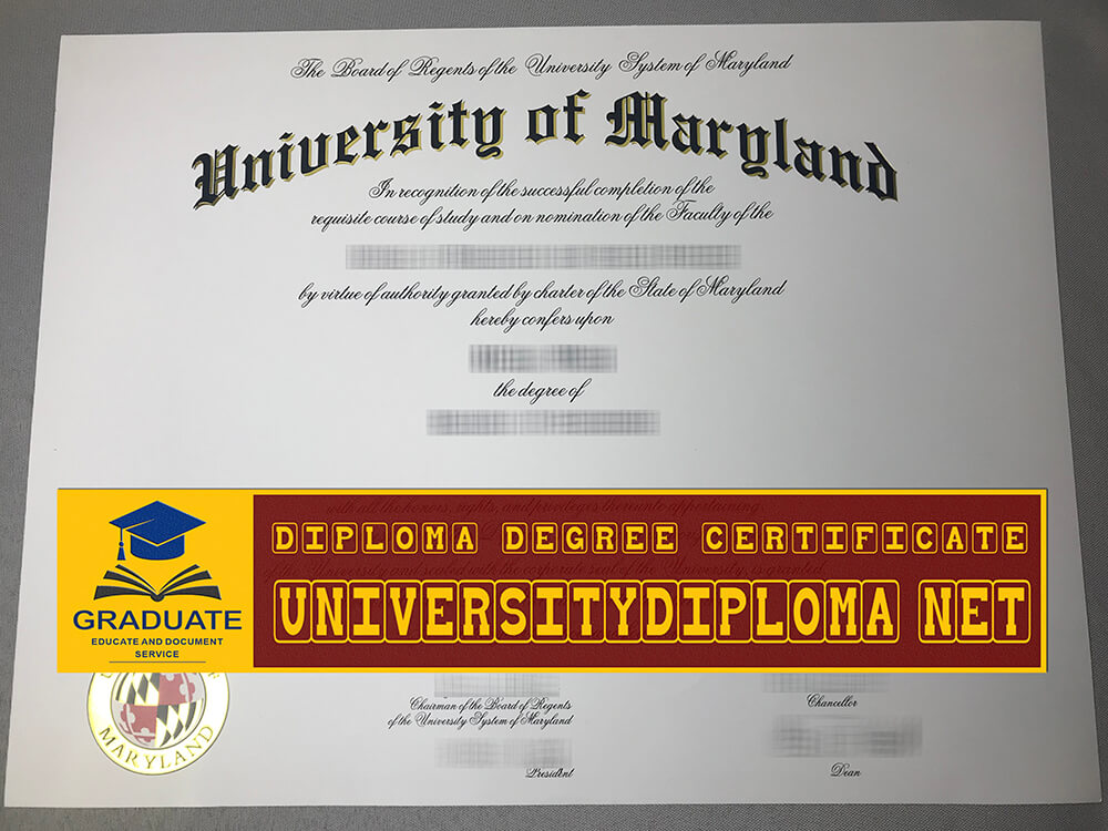 fake UMCP diploma