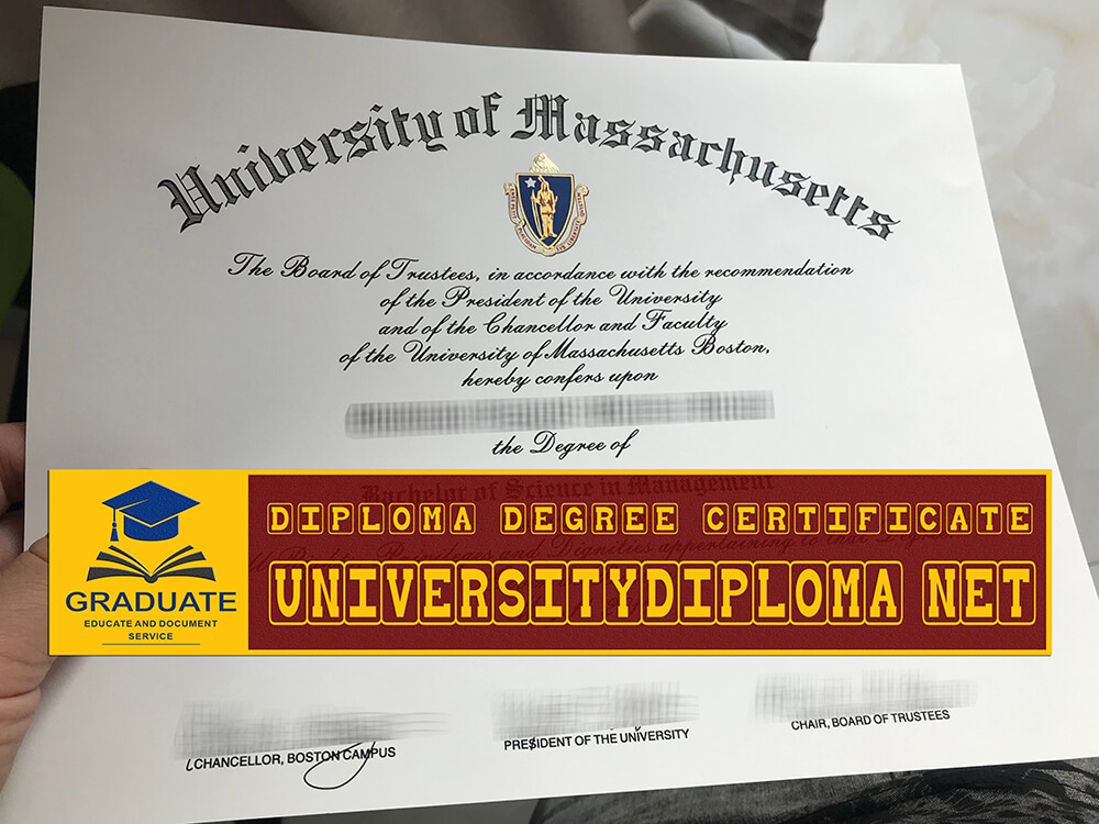 fake UMass Boston diploma