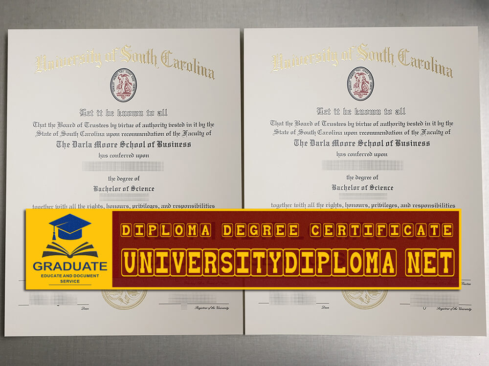 fake University of South Carolina diploma