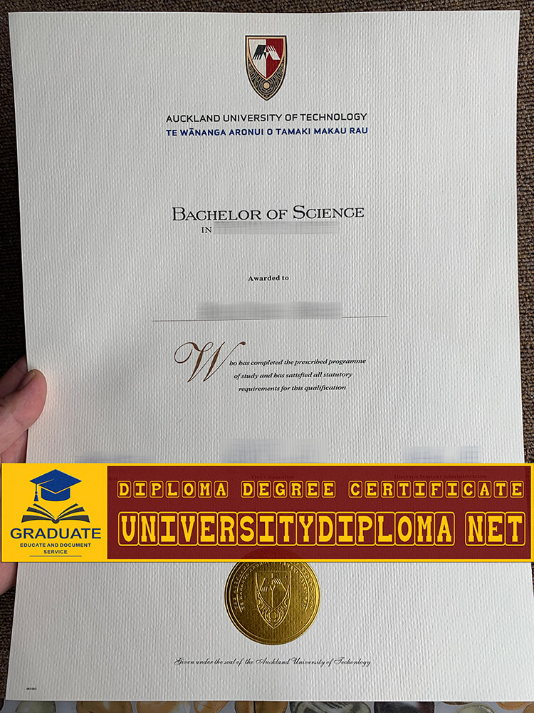 fake Auckland University pf Technology diploma