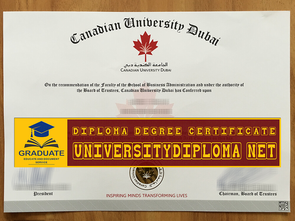 fake Canadian University Dubai diploma, fake Canadian University Dubai degree certificate