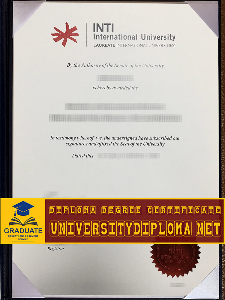 Fake INTI International University Diploma