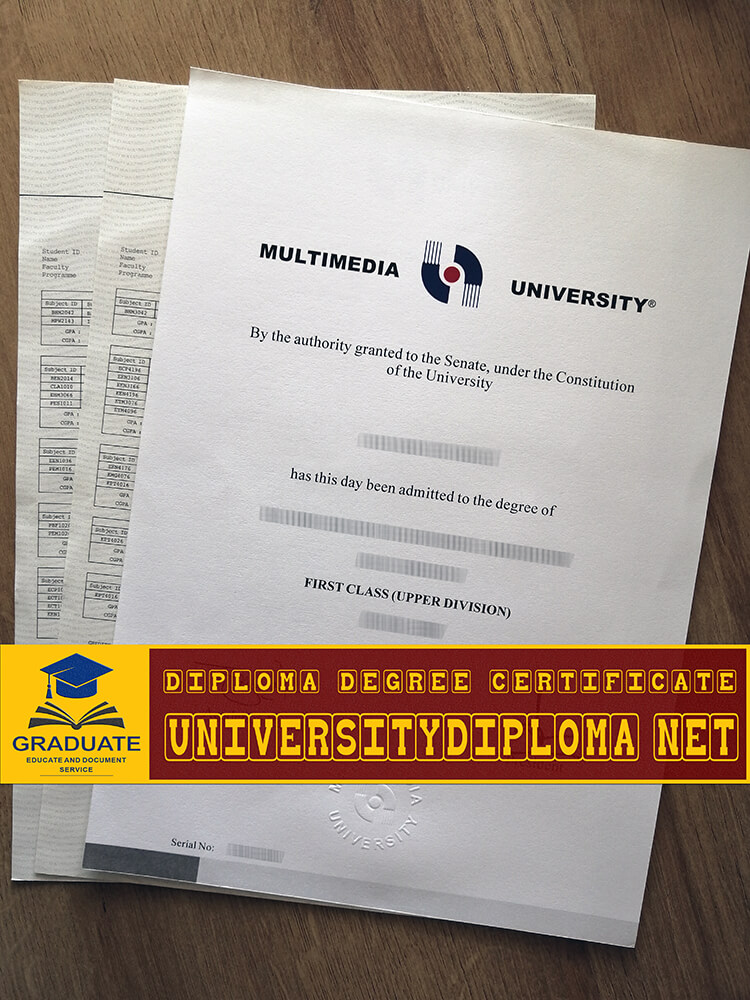 fake Multimedia University diploma