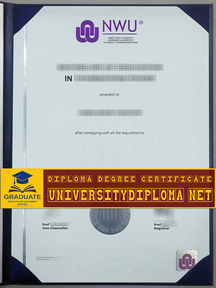 fake North West University diploma