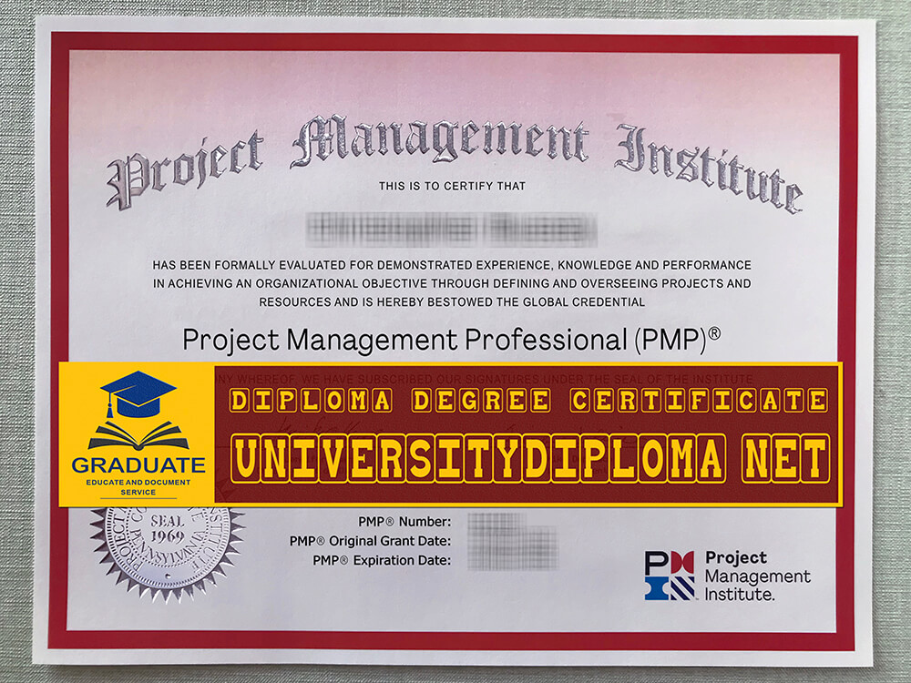 fake PMP Certificate
