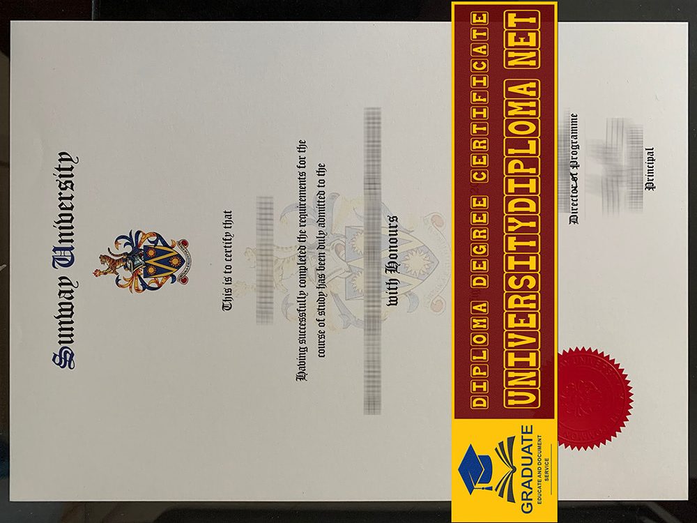 fake Sunway University diploma, fake Sunway University degree